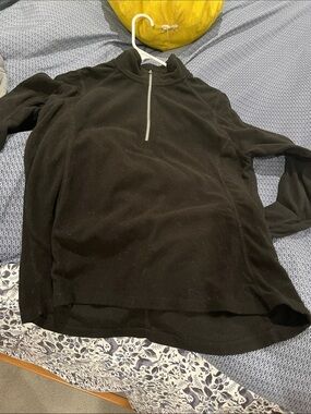 Samsung Black Half-Zip Fleece Pullover